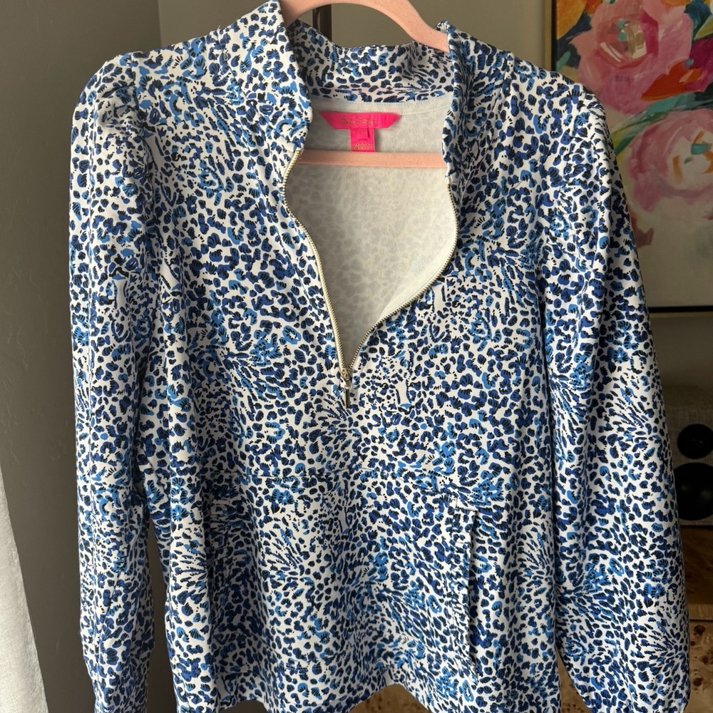 Lilly Pulitzer Cabello Twisted Up quarter zip